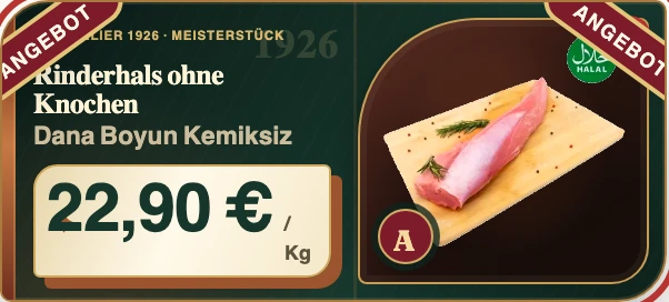 Metzgerei-Etikett Kalbsfilet